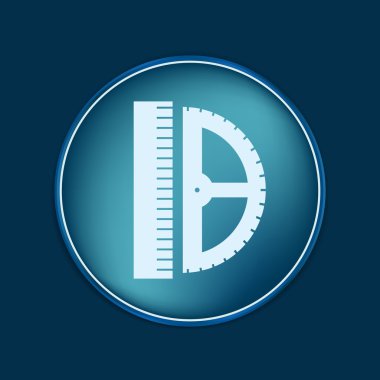 Cetvel ve iletki simgesi