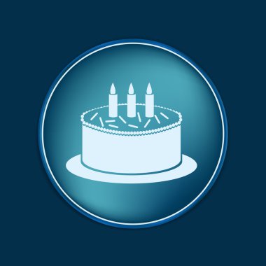 doğum günü pastası simgesi