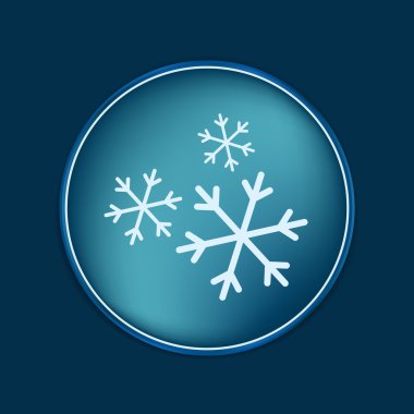 Hava simgesi, kar tanesi işareti