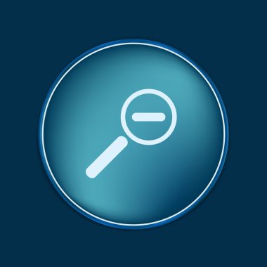 Büyüteç azaltma simgesi