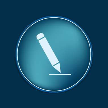 bir sayfada yazılı kalem.