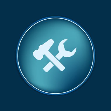 çekiç ve anahtar, simge ayarlarını.