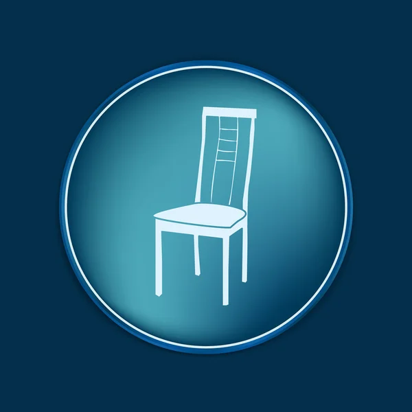 Fotel ikona. symbolem meble — Wektor stockowy
