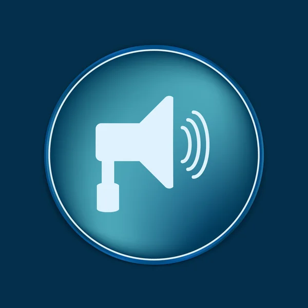 Loudspeaker, Volume icon — Stock Vector