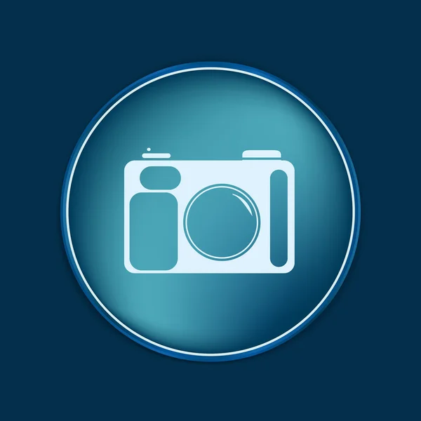 Icono de cámara fotográfica — Vector de stock