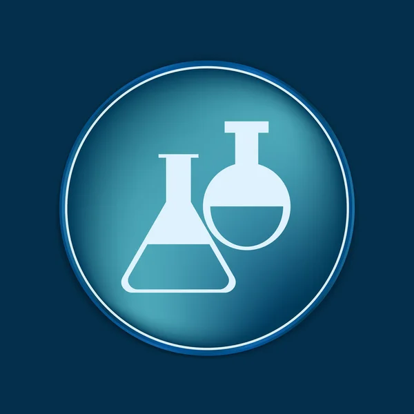 Medicina o química de la bombilla del frasco — Archivo Imágenes Vectoriales