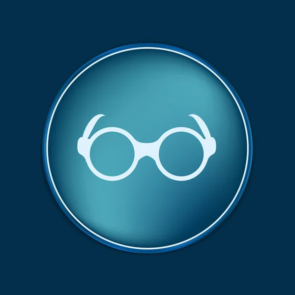 Glasögon-ikonen tecken — Stock vektor