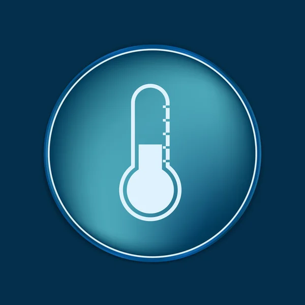 Thermometer-Symbol — Stockvektor