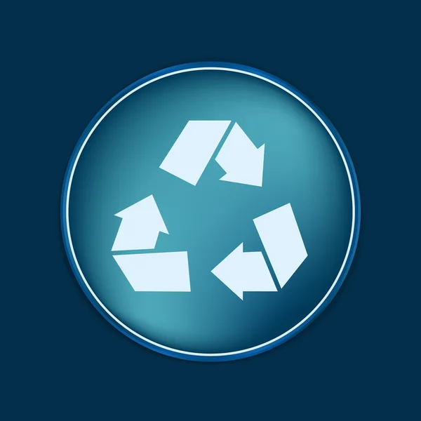 Symbolsymbol recyceln — Stockvektor