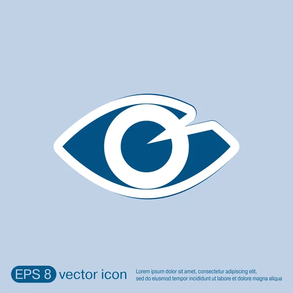 Eye icon sign — Stock Vector