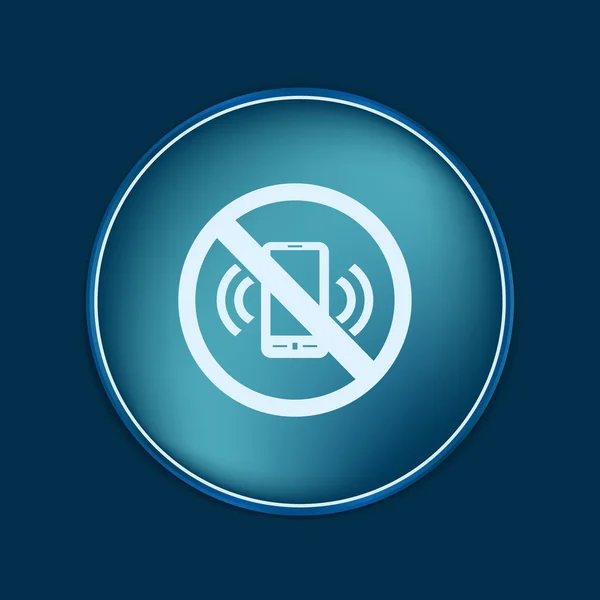Απαγορεύεται η χρήση τηλεφώνου — Διανυσματικό Αρχείο
