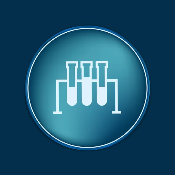 Flaschenlampe Medizin oder Chemie — Stockvektor