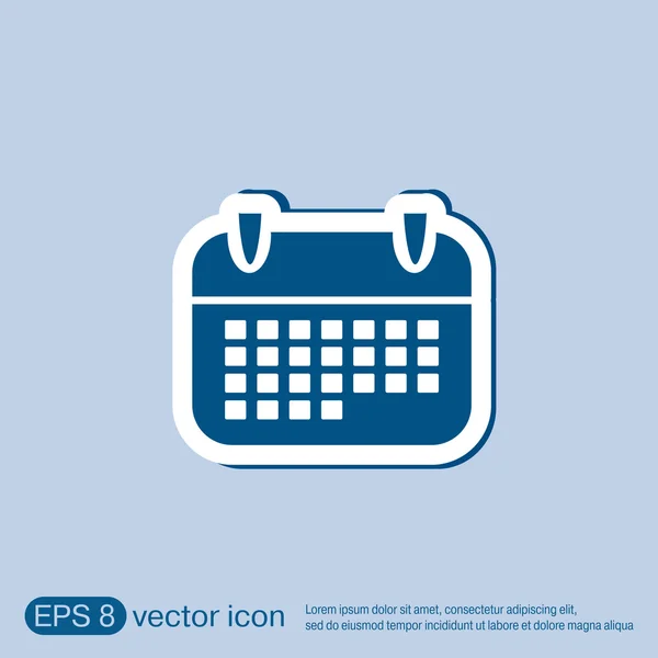 Icono de signo de calendario — Archivo Imágenes Vectoriales