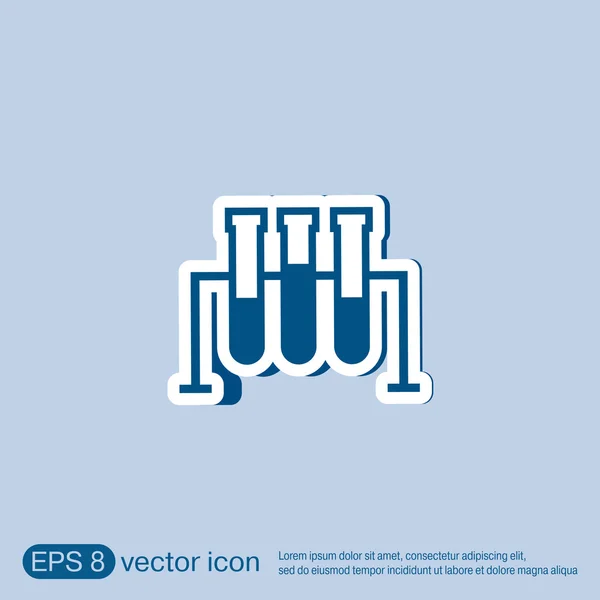 Kolf lamp geneeskunde of chemie — Stockvector