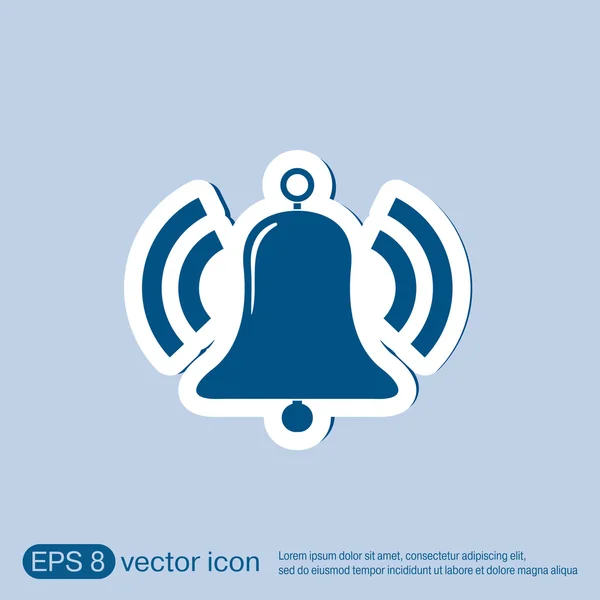 Ring bell icon. — Stock Vector