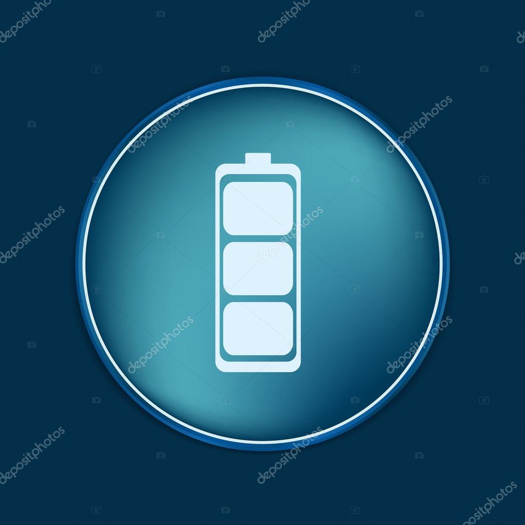 Icône de batterie chargée Vecteur par ©Little_cuckoo 83583422