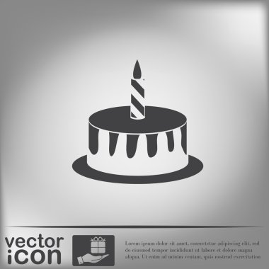 doğum günü pastası simgesi