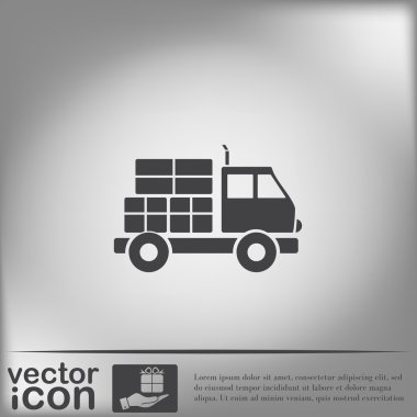 Kamyon lojistik simgesi