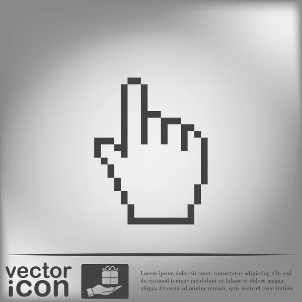 Souris curseur main — Image vectorielle