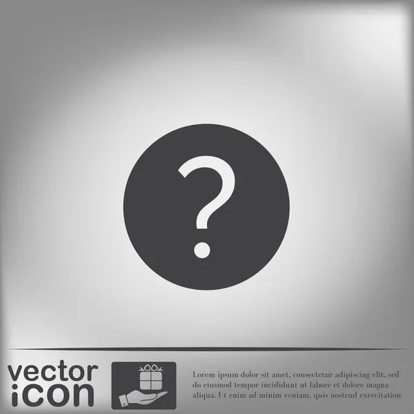 Signo de interrogación — Vector de stock