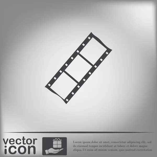 Filmzeichen-Ikone — Stockvektor