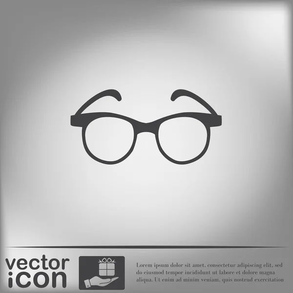 Brille als Accessoire — Stockvektor