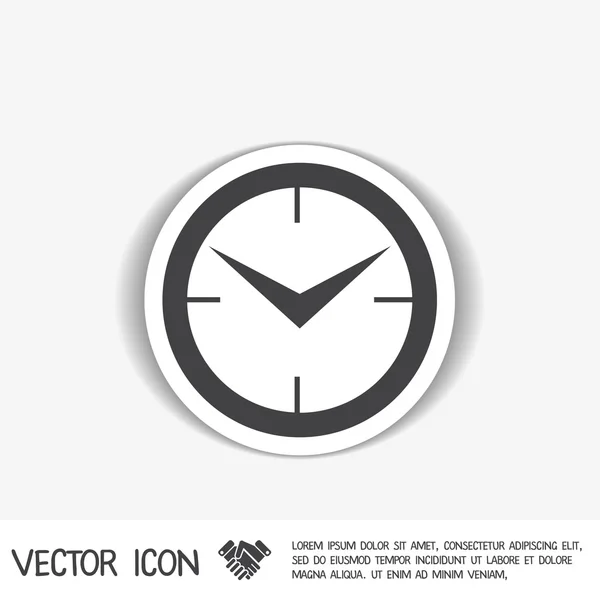 Uhr-Symbol — Stockvektor