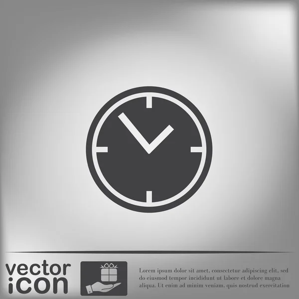 Horloge icône de montre — Image vectorielle