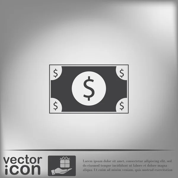 Dollar bill symbol — Stock Vector
