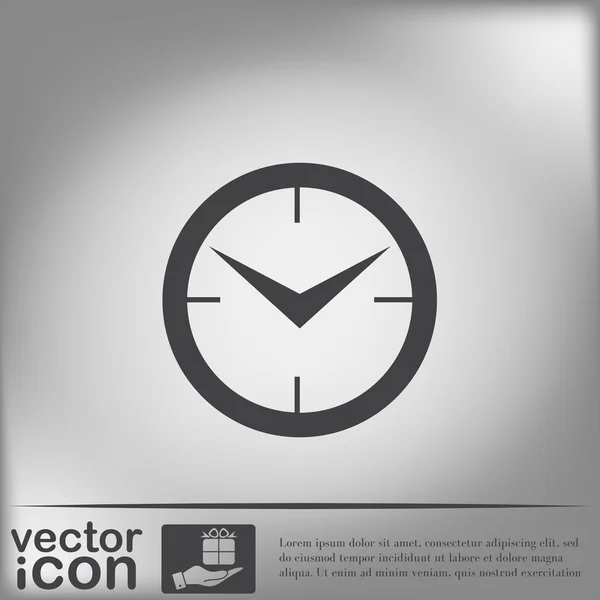 Hodiny hodinky ikonu — Stockový vektor