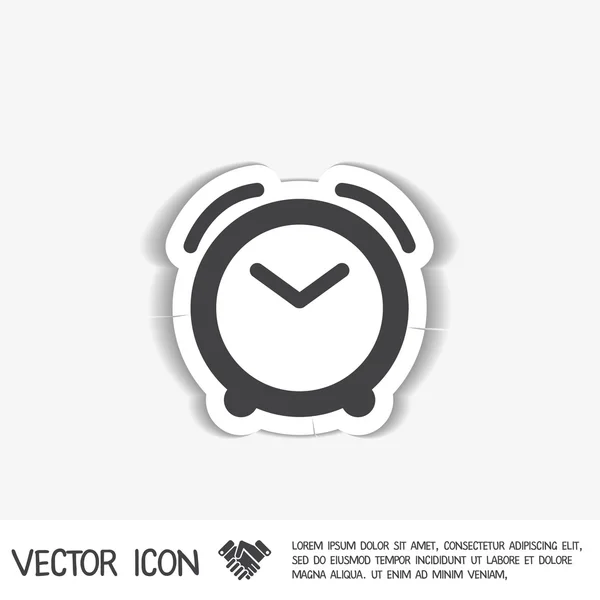 Icono del reloj despertador — Vector de stock