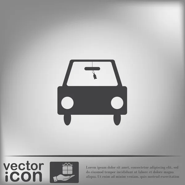 Icono de vehículos de coche — Vector de stock