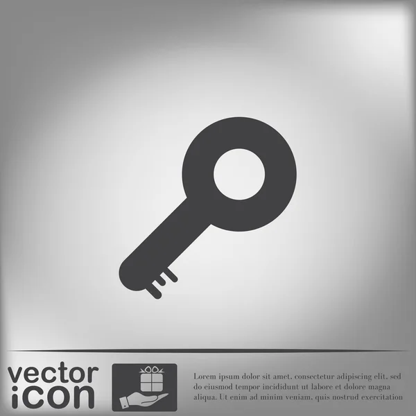 Icono del símbolo clave — Vector de stock