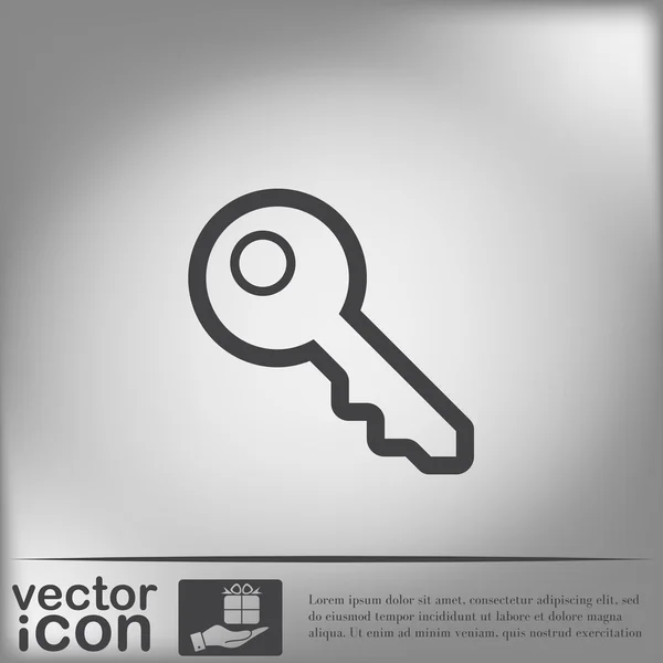 Key symbol icon — Stock Vector