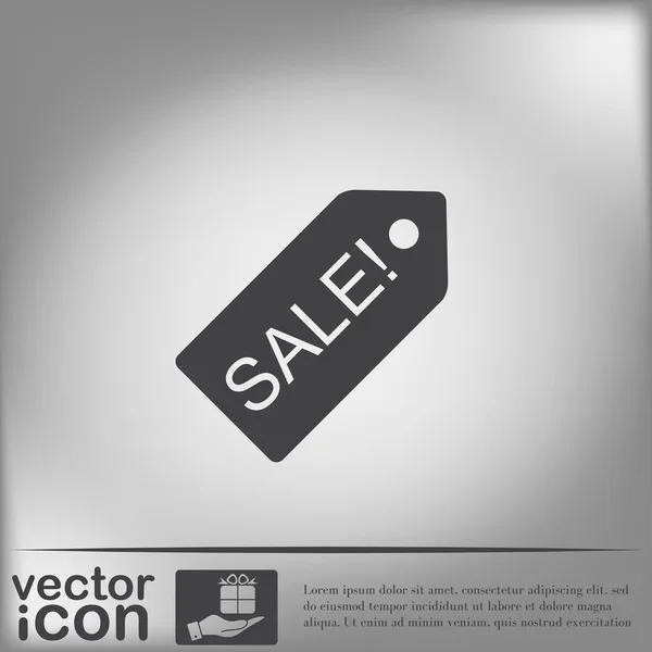 Sale label sign icon — Stock Vector