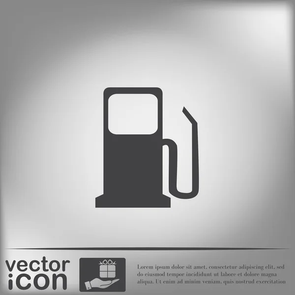 Gasolinera. símbolo gasolinera — Vector de stock