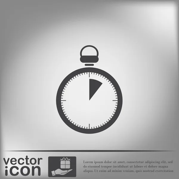 Stopwatch sign icon — Stock Vector