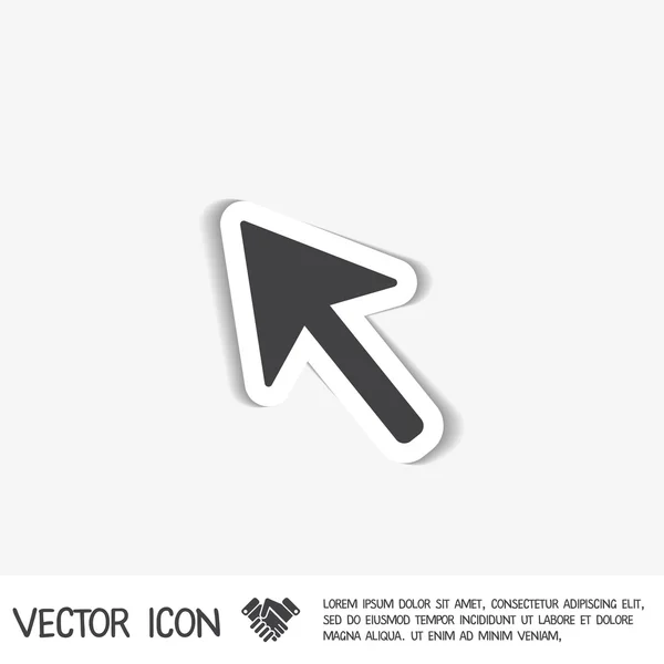 Webpfeil-Symbol — Stockvektor