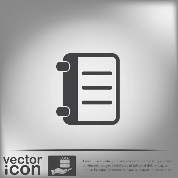 Libreta de direcciones — Vector de stock