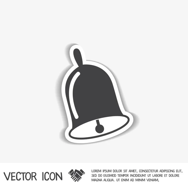 ¡Bell! Primera llamada . — Vector de stock