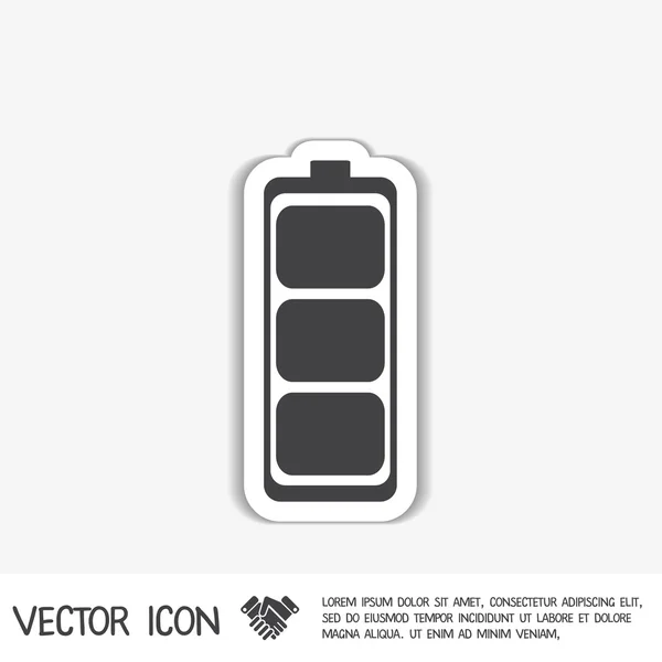 Símbolo carga batería — Archivo Imágenes Vectoriales