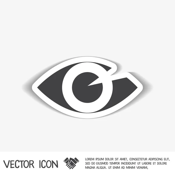 Abstract Eye icon — Stock Vector