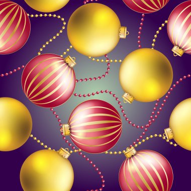 Yeni yıl Noel top desenle. Sparkles ve bokeh. Parlak ve parlak