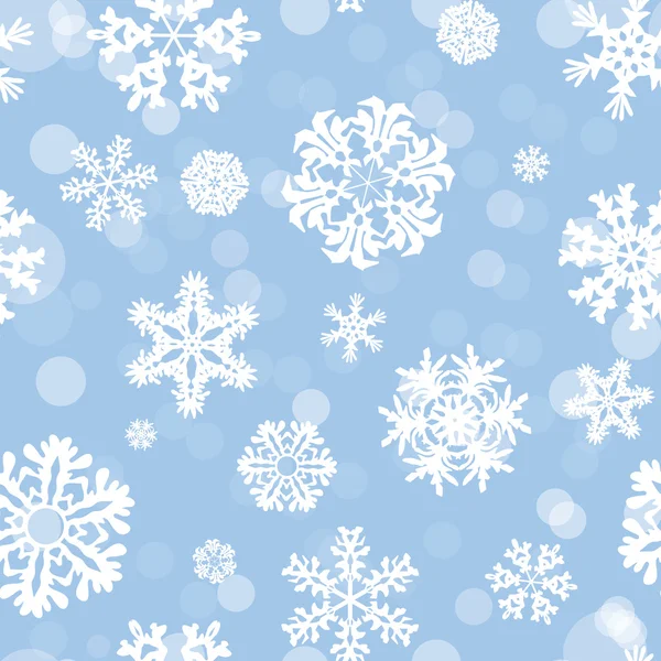 Modèle de flocons de neige Noël — Image vectorielle