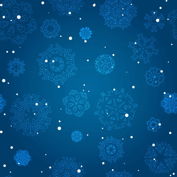 Boże Narodzenie śniegu wzór — Wektor stockowy