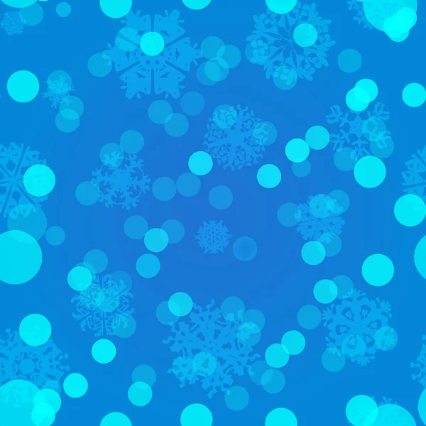 Weihnachten Schneeflocken Muster — Stockvektor