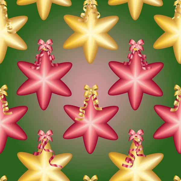 Украшение рождественских звёзд — стоковый вектор