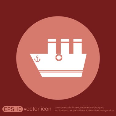 Yelken gemi sembol simge