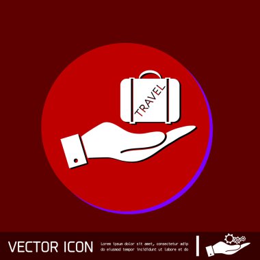 El tutma simgesi bavul