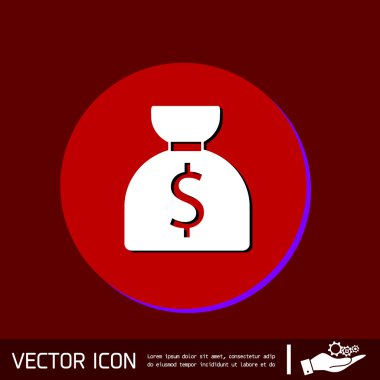 çanta dolusu para simgesi